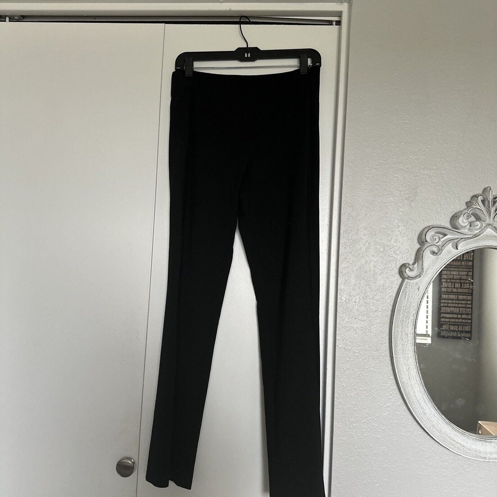 Gianni Versace Women Black Wool Lycra Pants 42 Italy